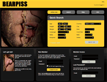 Tablet Screenshot of bearpiss.com